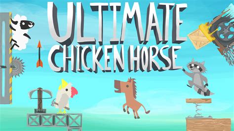 Ultimate Chicken Horse:  A Frantic Race for Victory With a Touch of Wile E. Coyote!